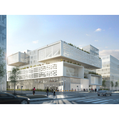 Vue depuis l'avenue de France